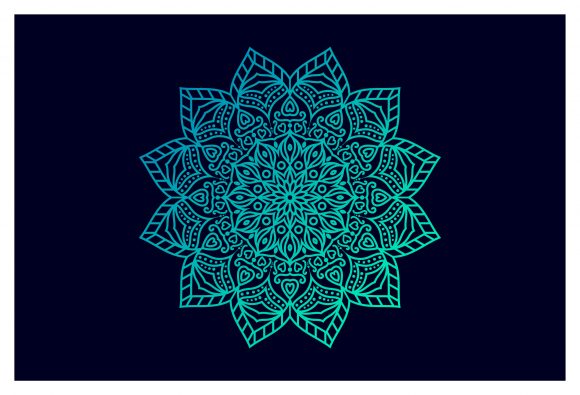 Colorful Mandala with Floral Decorative: A Design Asset for Every Creator