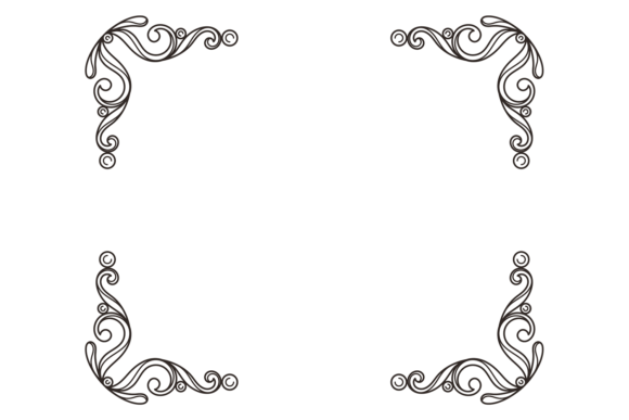 Decorative Filigree Corner Elements: The Art of Ornate Frames