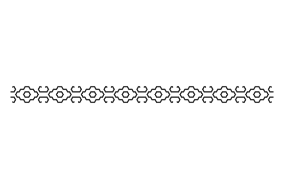 Decorative Geometric Border. Seamless Ho: Elevating Modern Design
