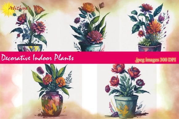 Decorative Indoor Plants: Lush Visuals for Creative Projects