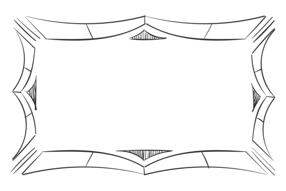 Doodle Line Scrapbook Border: A Creative Asset for Modern Design