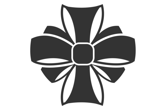 Gift Ribbon Knot Black Icon: A Decorative Essential for Modern Design