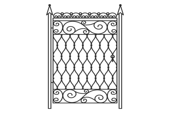 Iron Garden Door: A Bold Decorative Ornate Typeface