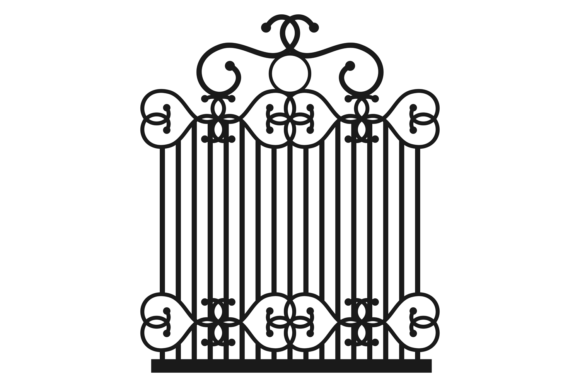 Park Fence: A Classic Urban Decorative Metal Picket Style