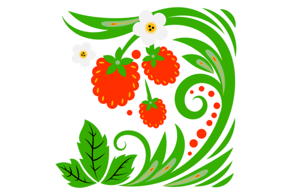 The Stylized Berry Branch Decorative Element: More Than Just a Font