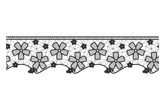 The Timeless Elegance of Decorative Lace Pattern: Floral Vintage Style